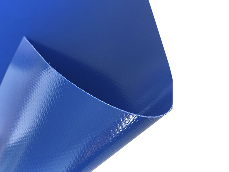 900GSM 1000D 30X30 Cuirtín Taobh Truck Fabraic poileistir Brataithe PVC